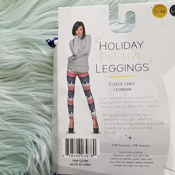 *NWT Cute reindeer & Christmas tree leggings - Picture 4 of 4